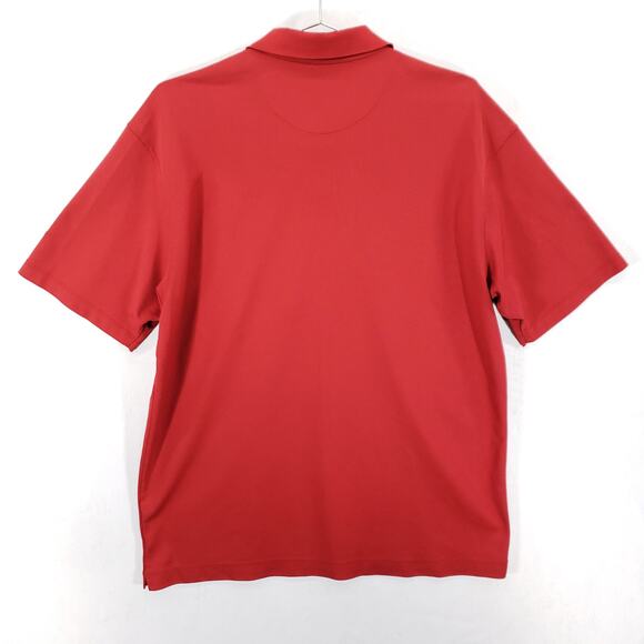 Nike Golf Polo Mens Size L Red ARMA Support For The Warrior Embroidered Dri Fit - Picture 6 of 8